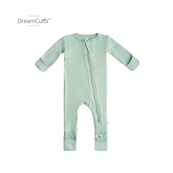 Infant Bamboo Pajamas w/ DreamCuffs™: 3 - 6 Months / Dusty Rose