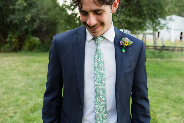Cypress Meadow  - Men's Tie: Mens Modern - 2.5" wide x 58" long