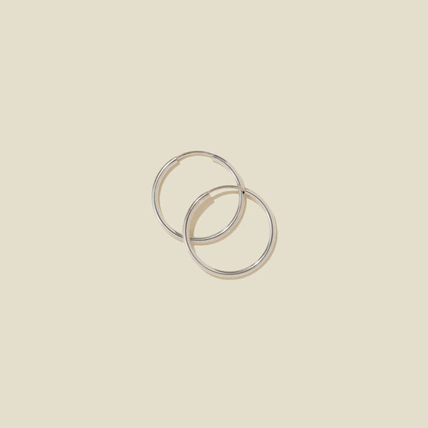 Live In Hoop Earrings: Gold Filled / 16mm