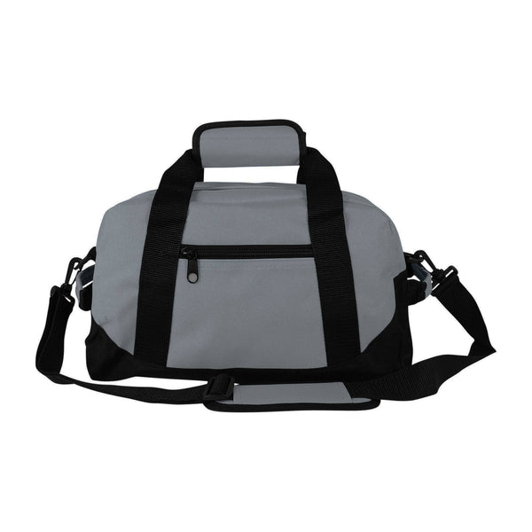 DALIX 14" Small Duffle Bag Two Toned Gym Travel Bag: Blue - Lulu Bella Boutique