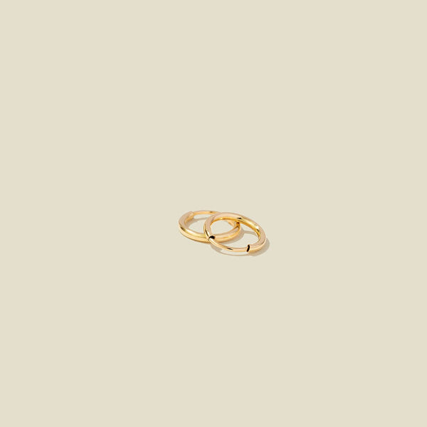Mini Live in Hoop Earrings: Gold Filled