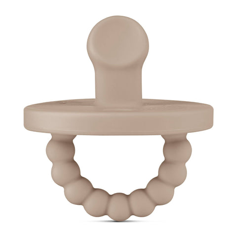 Cutie PAT Slant (0-6m) Pacifier + Teether: Dune