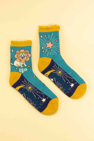 Zodiac Socks: Leo - Lulu Bella Boutique
