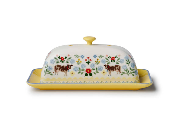 Home Sweet Home Porcelain Butter Dish - Lulu Bella Boutique