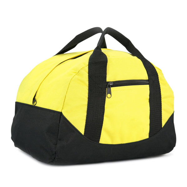 12" Mini Two Tone Duffle Bag: Dark Green - Lulu Bella Boutique