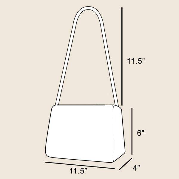 Suede Baguette Hand Bag: KA