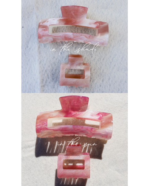 COLOR CHANGING CLAWS: COTTON CANDY FUNKY / SMALL - Lulu Bella Boutique