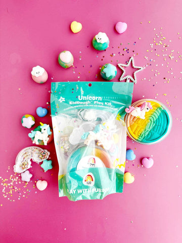 Unicorn (Rainbow Sherbet) KidDough Play Kit - Lulu Bella Boutique