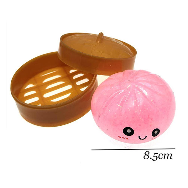 Steamed Bao Bun Dumpling Squeeze Squishy Stress Relief Toy