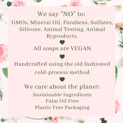 Peppermint Frost Handmade Soap Bar SEASONAL VEGAN Winter