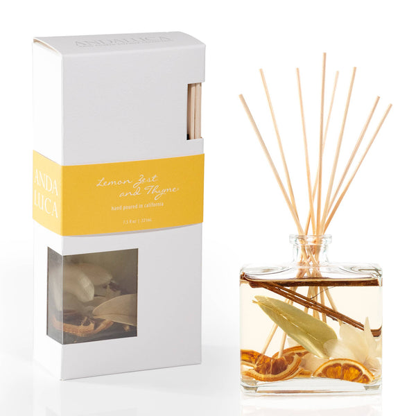 Lemon Zest and Thyme Botanical Reed Diffuser - Lulu Bella Boutique