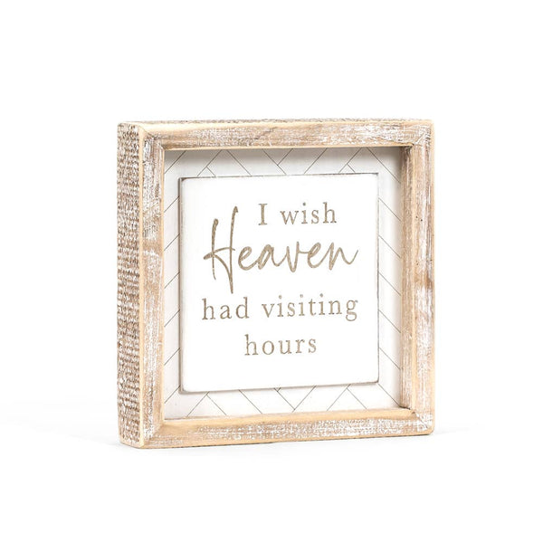 11861 - 7x7 sign HEAVEN Sympathy Bereavement gift