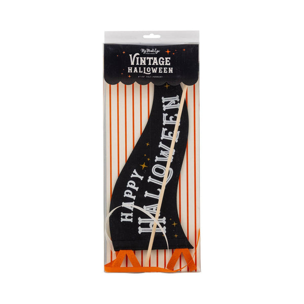 VHP1215 - Happy Halloween Felt Pennant - Lulu Bella Boutique