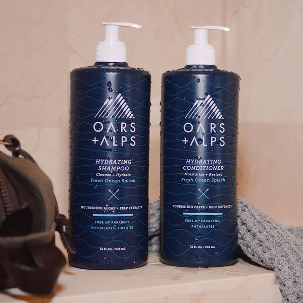 Hydrating Men's Shampoo: Sulfate Free, Kelp & Algae, 32oz - Lulu Bella Boutique