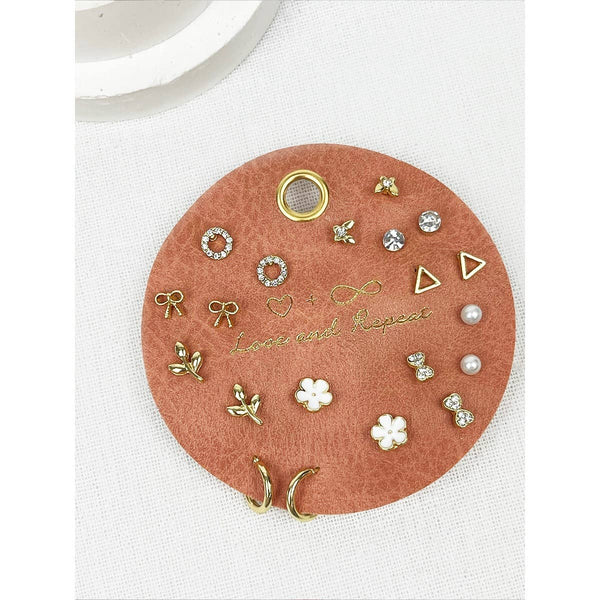 Minimalist Everyday Earrings: GOLD / ONE(6) - Lulu Bella Boutique