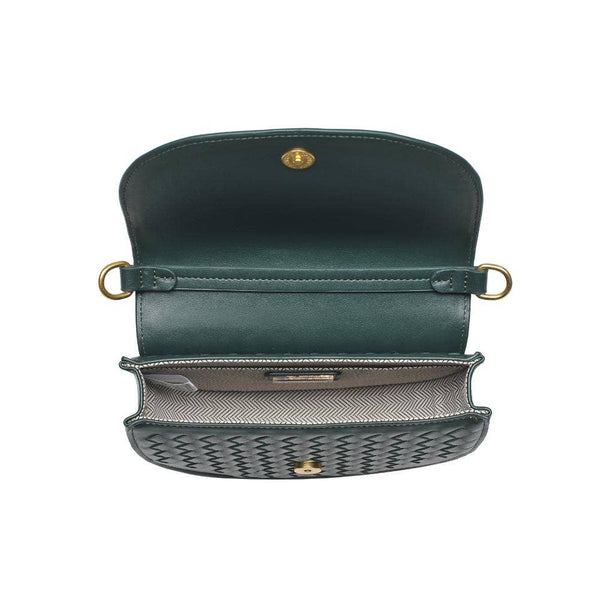 Alise Woven Crossbody: Oatmilk - Lulu Bella Boutique