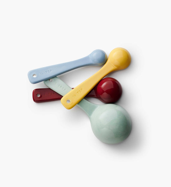 Home Sweet Home Porcelain Measuring Spoons - Lulu Bella Boutique