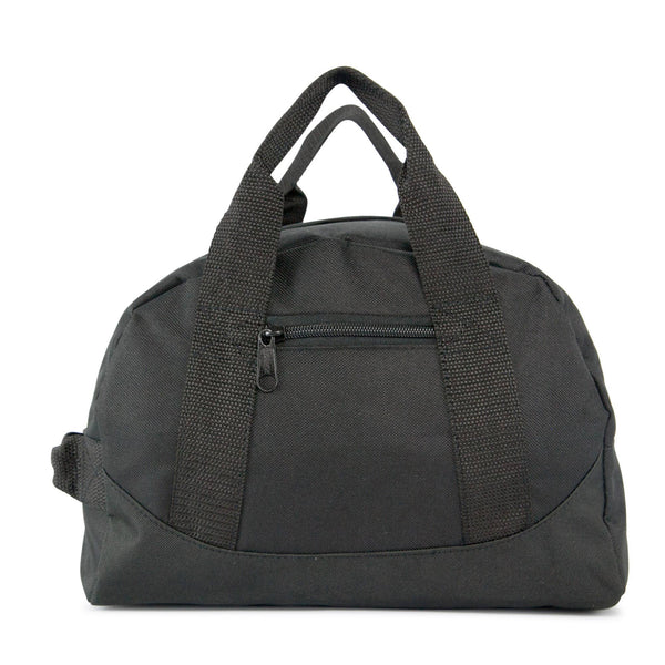 12" Mini Two Tone Duffle Bag: Dark Green - Lulu Bella Boutique