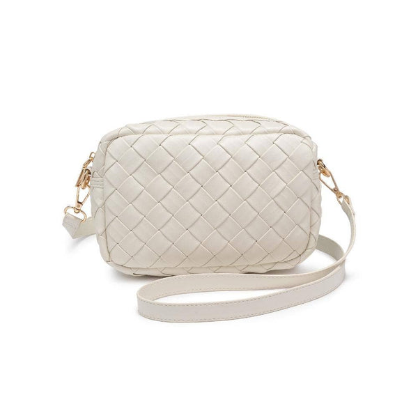 Maddie Woven Crossbody: Black - Lulu Bella Boutique