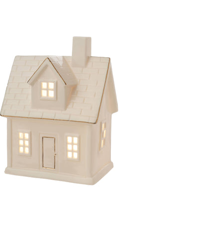 Shiny White ceramic Tabletop House