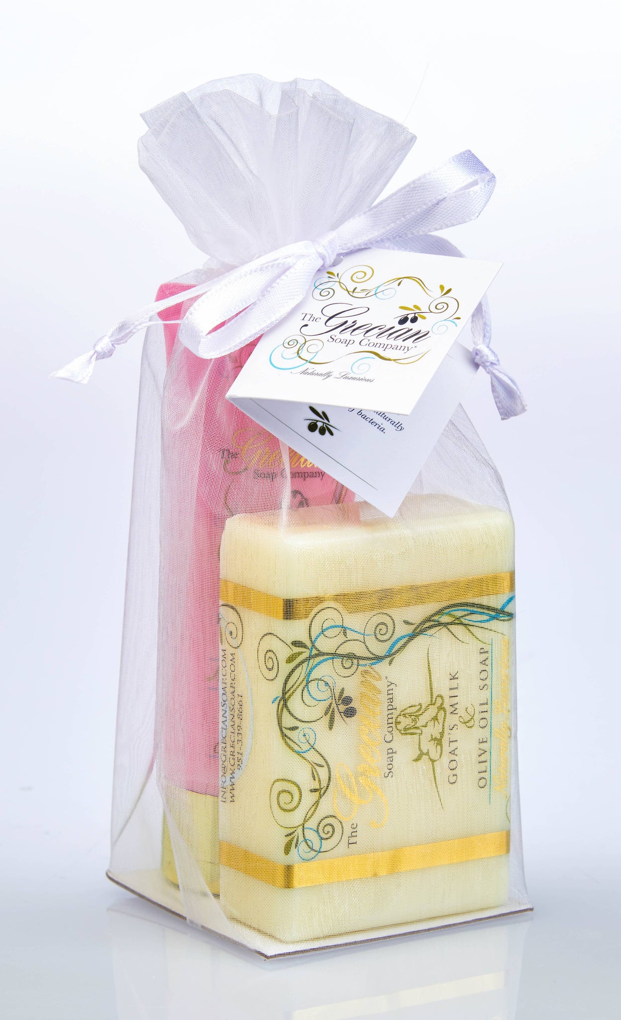 Goat Milk Relaxation Organic Soap and Lotion Gift Set: Plumeria