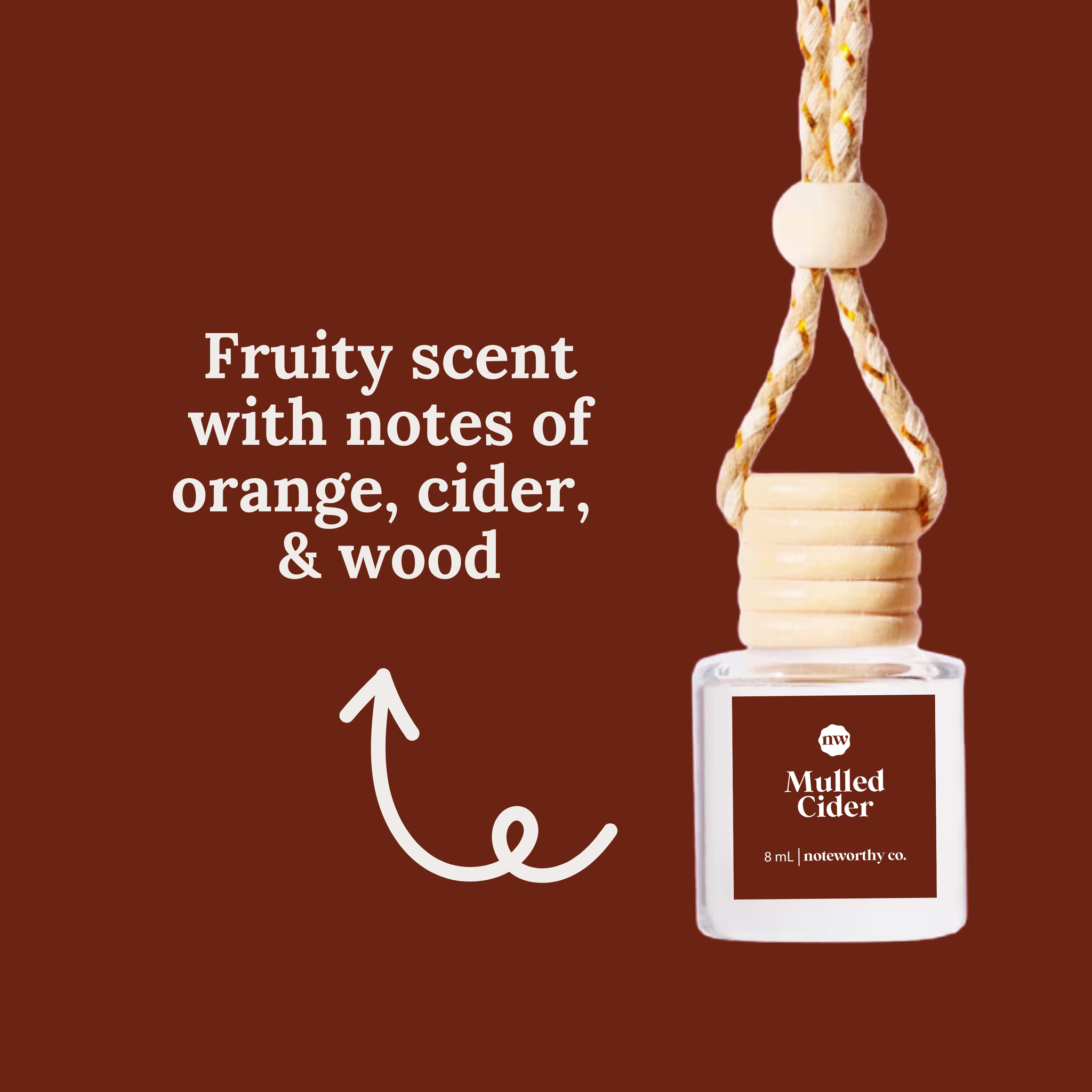 Car Diffusers | NEW Holiday Scents: Individual Mylar Bag / Mulled Cider