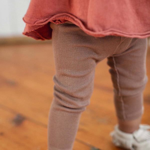 Smocked Toddler Tunic Set: Cedar