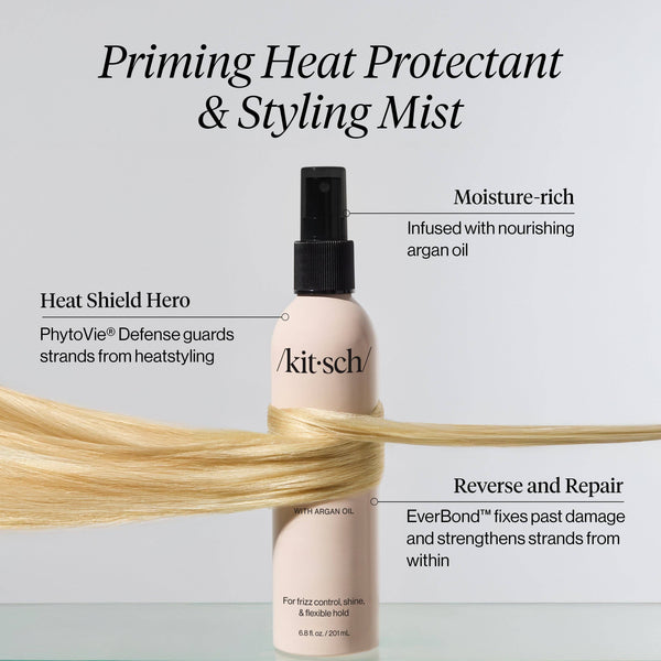 Priming Argan Oil Heat Protectant & Styling Mist - Lulu Bella Boutique