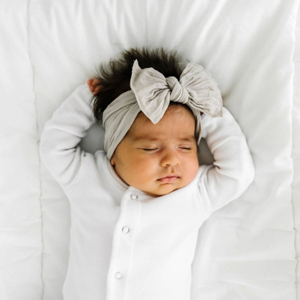 Baby Bling® The Original Knot soft nylon headband: Cranberry - Lulu Bella Boutique