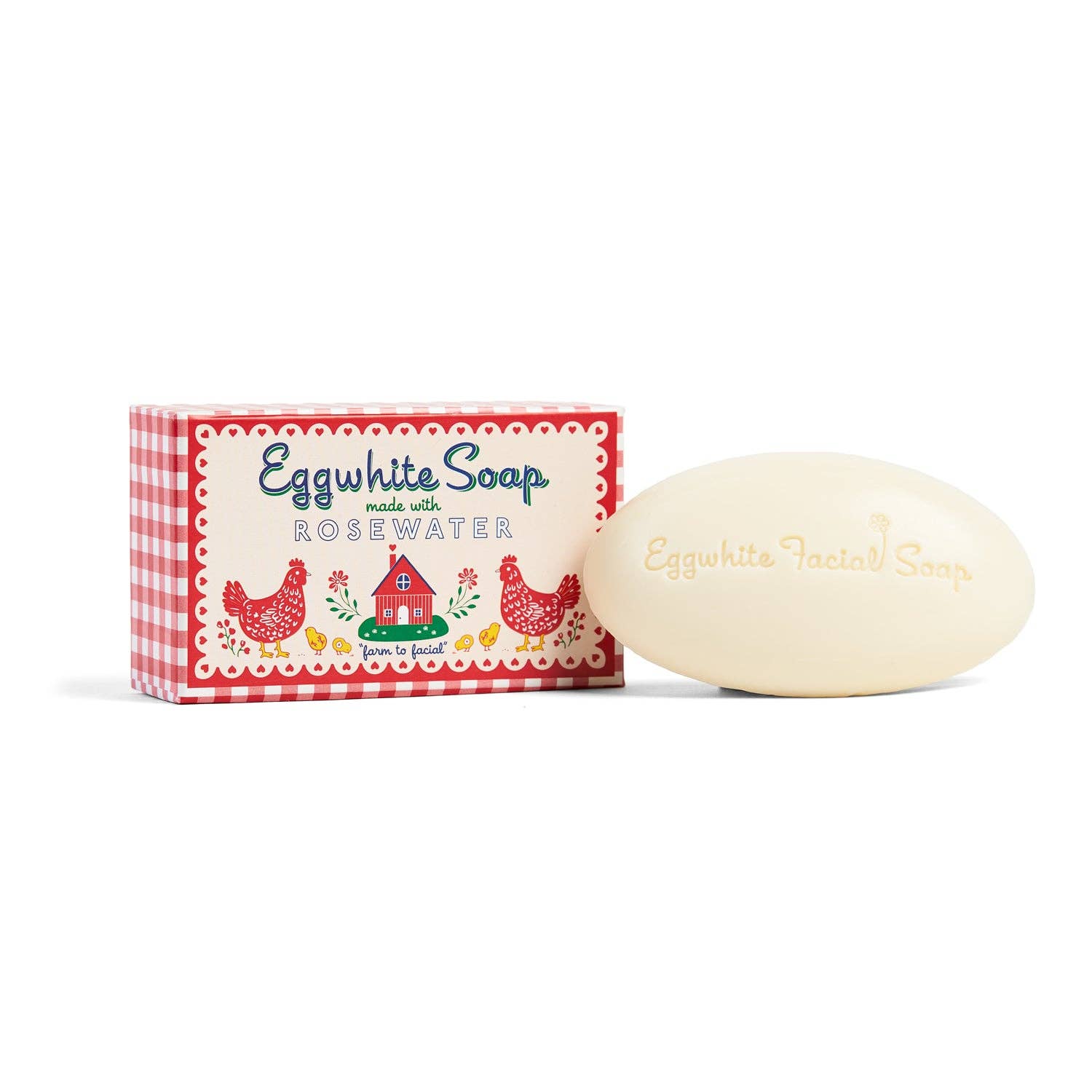 Eggwhite & Rosewater Facial Soap - Lulu Bella Boutique