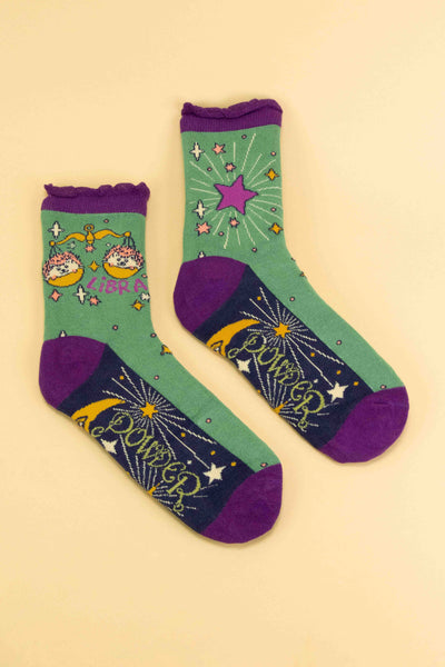 Zodiac Socks: Aquarius - Lulu Bella Boutique