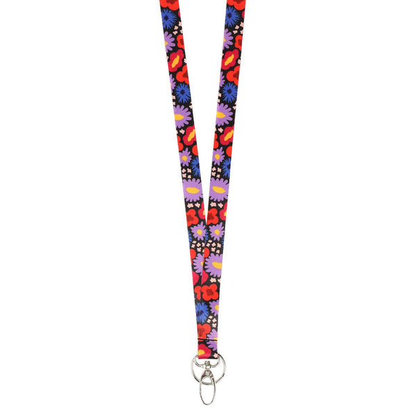 Modern Posies Ribbon Lanyard - Lulu Bella Boutique