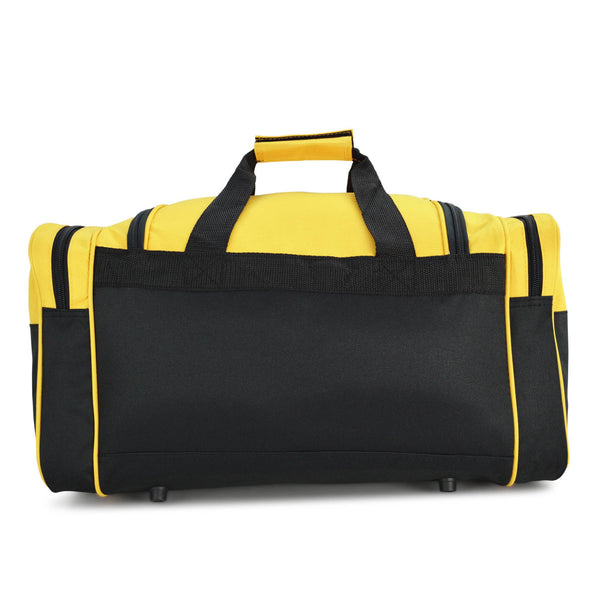 DALIX 21" Blank Sports Duffle Bag Gym Bag Travel Duffel: Pink - Lulu Bella Boutique