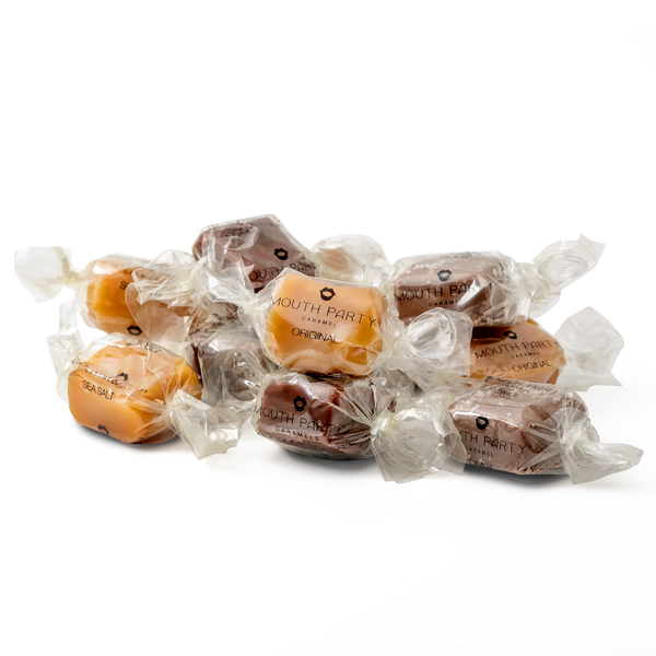 Assorted caramel 6oz gift bag