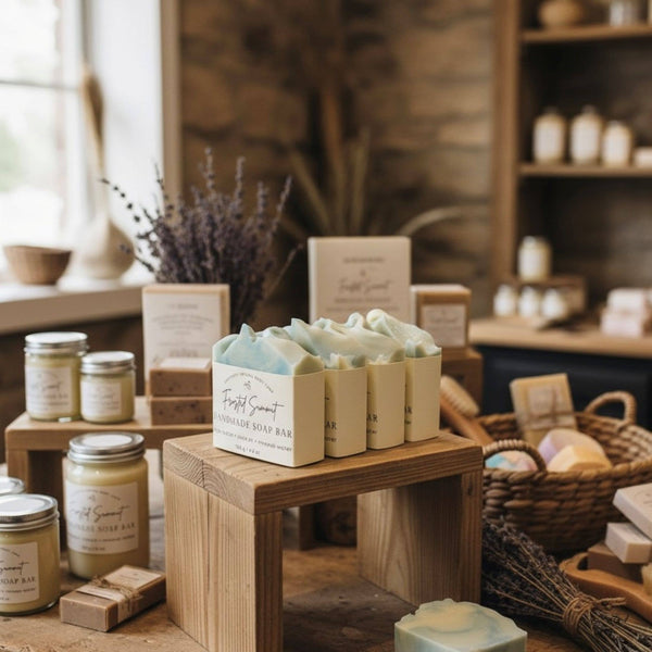 Frosted Summit Handmade Soap Bar Fresh Pine Scent SEASONAL