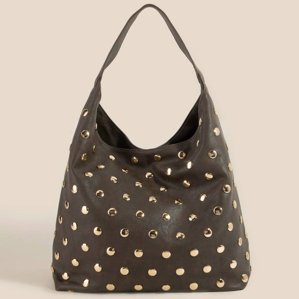 Studded Leather Handbag: SBK