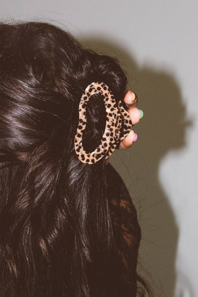 Leopard Spots Claw Clip