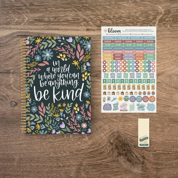 2025 Calendar 5x8 Soft Cover Planners - Choose Design: Be Kind