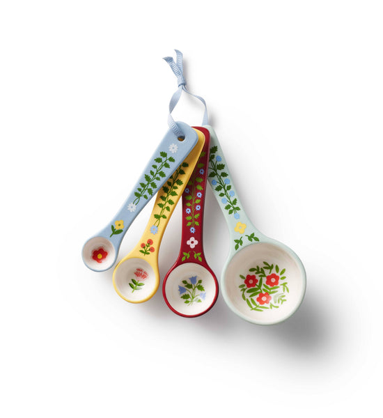 Home Sweet Home Porcelain Measuring Spoons - Lulu Bella Boutique