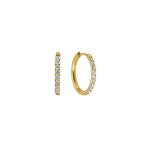 Diamond Hoops 18mm