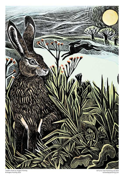 Adult Sustainable Jigsaw Puzzle Angela Harding: Hidden Hares by: Jigsaw; 1 pages / English