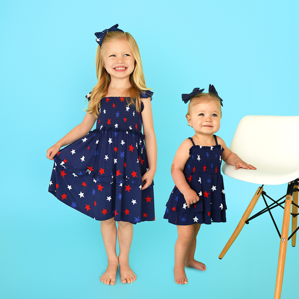 Sam SMOCKED TIERED TUTU: 3-6m - Lulu Bella Boutique