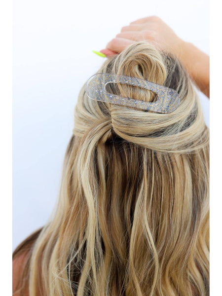 LAY DOWN CLAWS: CLEAR GLITTER - Lulu Bella Boutique