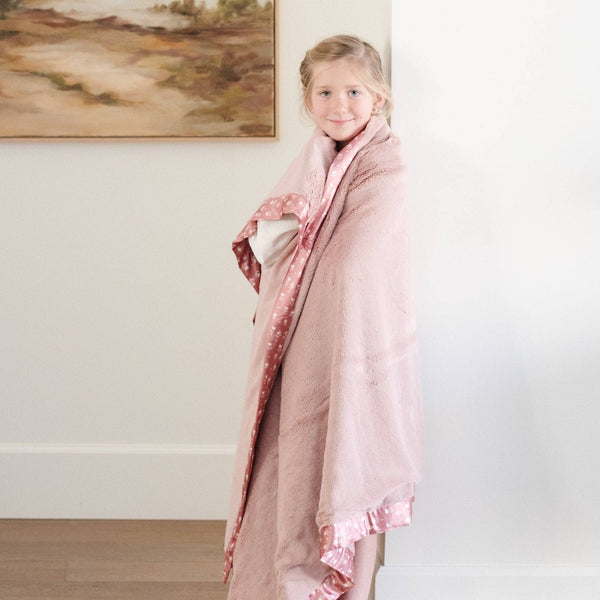 SATIN BORDER TODDLER BLANKETS: Tulip