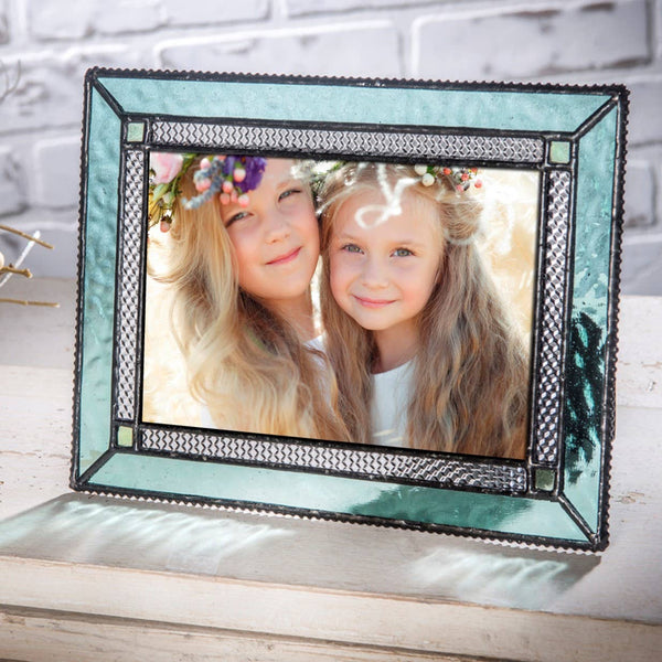 Pale Turquoise Blue Picture Frame 4x6 And 5x7 By J Devlin: 5x7