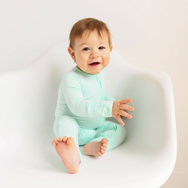 Bamboo Baby Pajama Sleepies Little Baby Zip Finley: 6-12m