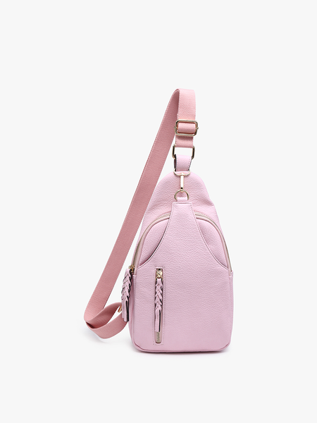 M2342 Nikki Dual Compartment Crossbody Sling Bag: Cow - Lulu Bella Boutique