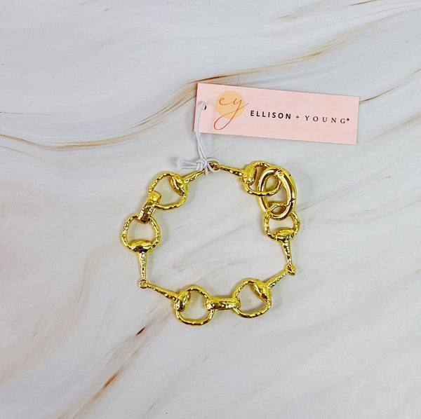 Equestrian Linked Bracelet