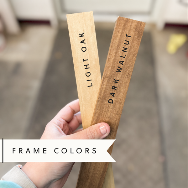 If You Want to Change the World | Mother's Day Gifts: White / Dark Walnut / 17x17" - Lulu Bella Boutique