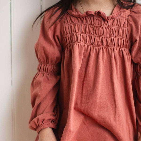 Smocked Toddler Tunic Set: Cedar